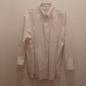 paul fredrick Long Sleeve Buttonup Mens 17.5-33 100% Cotton Pre Owned